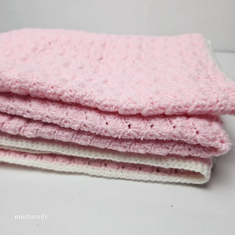 Handmade Baby Blanket Crochet Throw